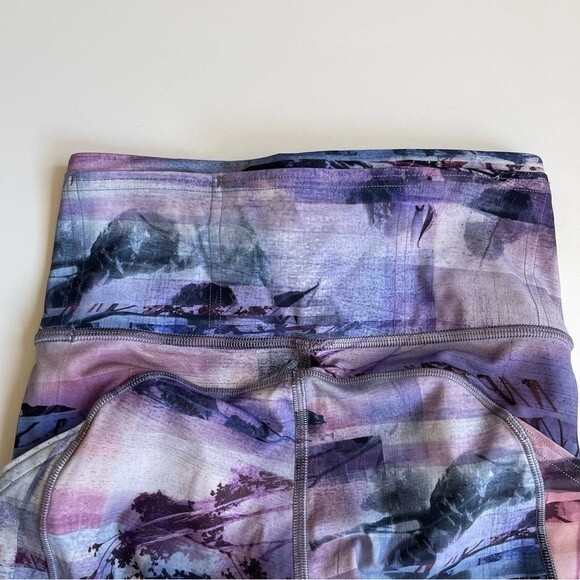 Lululemon Fast Free 7/8 Tight II Sunrise Silhouette Multi Size 4 - Picture 3 of 14